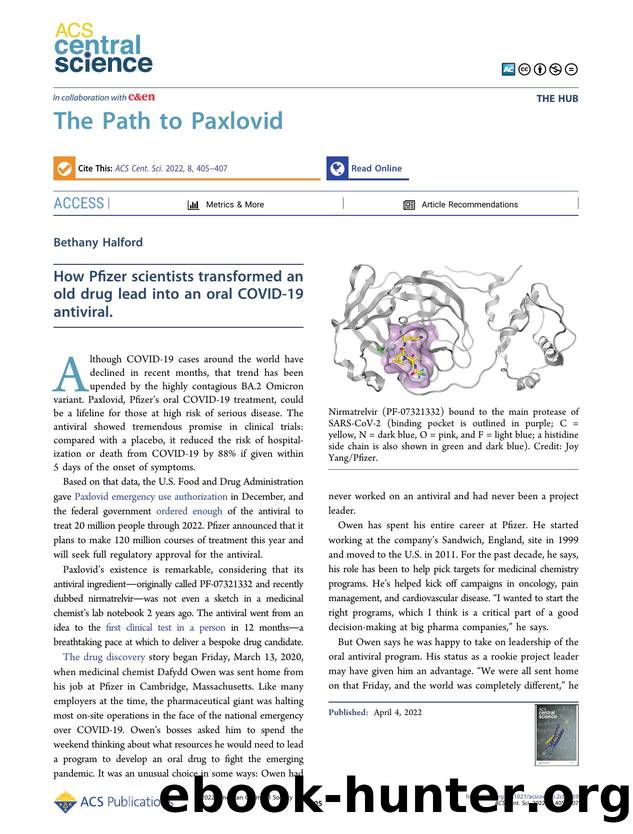 The Path to Paxlovid by Bethany Halford