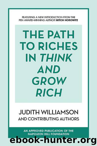 The Path to Riches in Think and Grow Rich by Judith Williamson