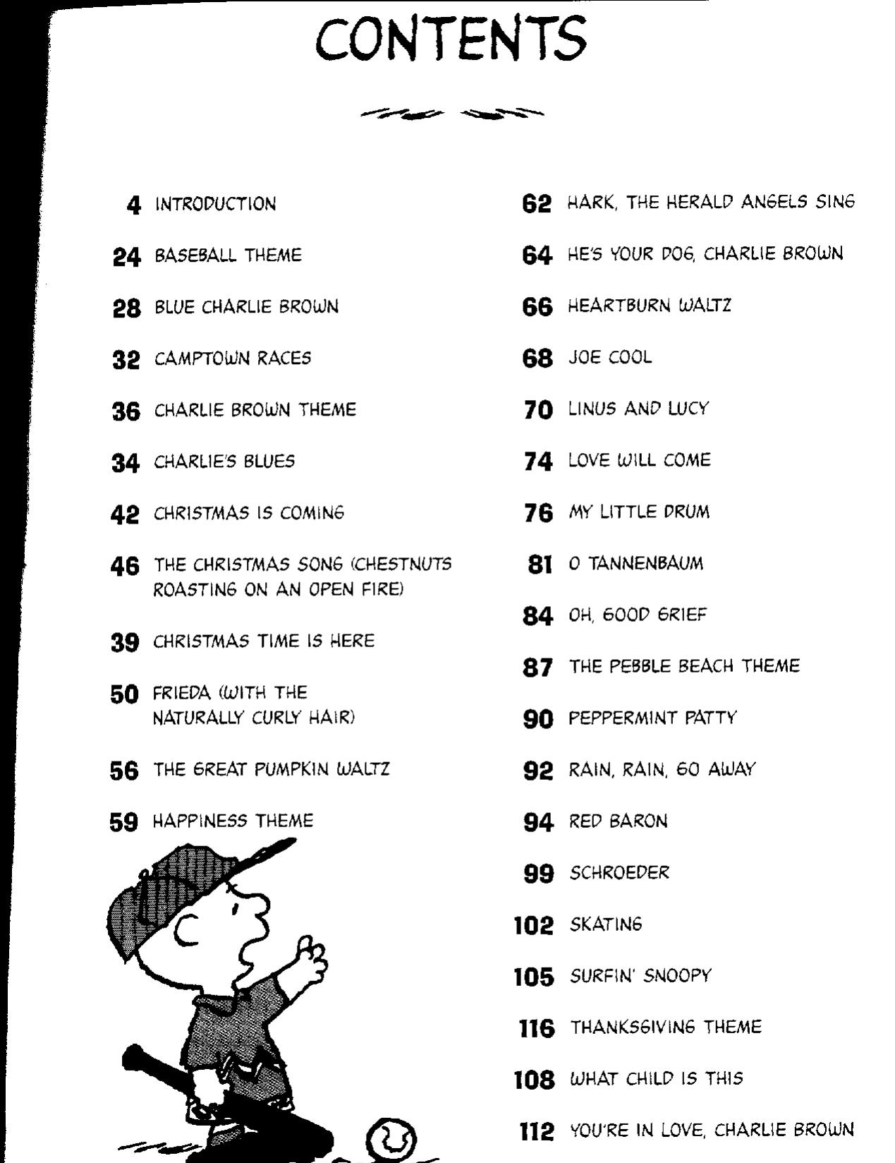 The Peanuts Illustrated Songbook by (Woodstock Snoopy & Charlie Brown)