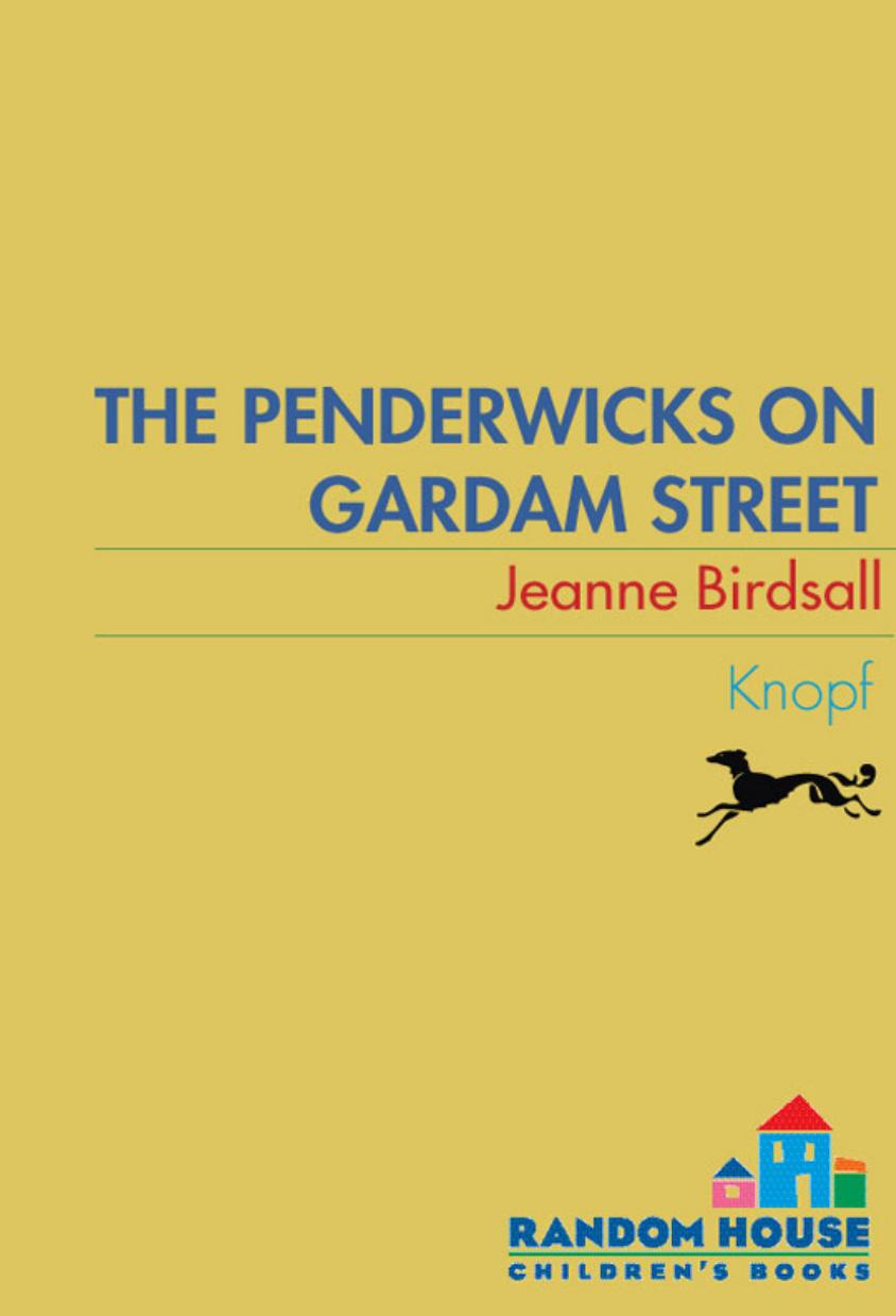The Penderwicks on Gardam Street by Jeanne Birdsall