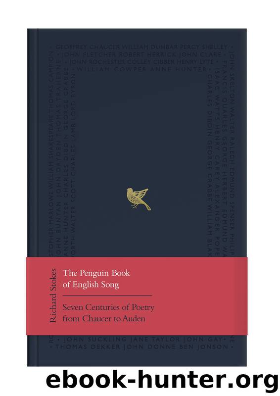 The Penguin Book of English Song by Richard Stokes