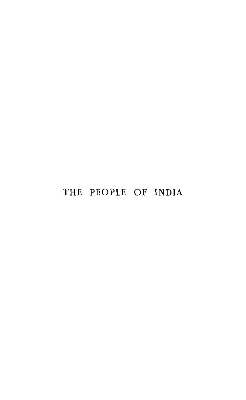 The People of India by Herbert Risley; William Crooke