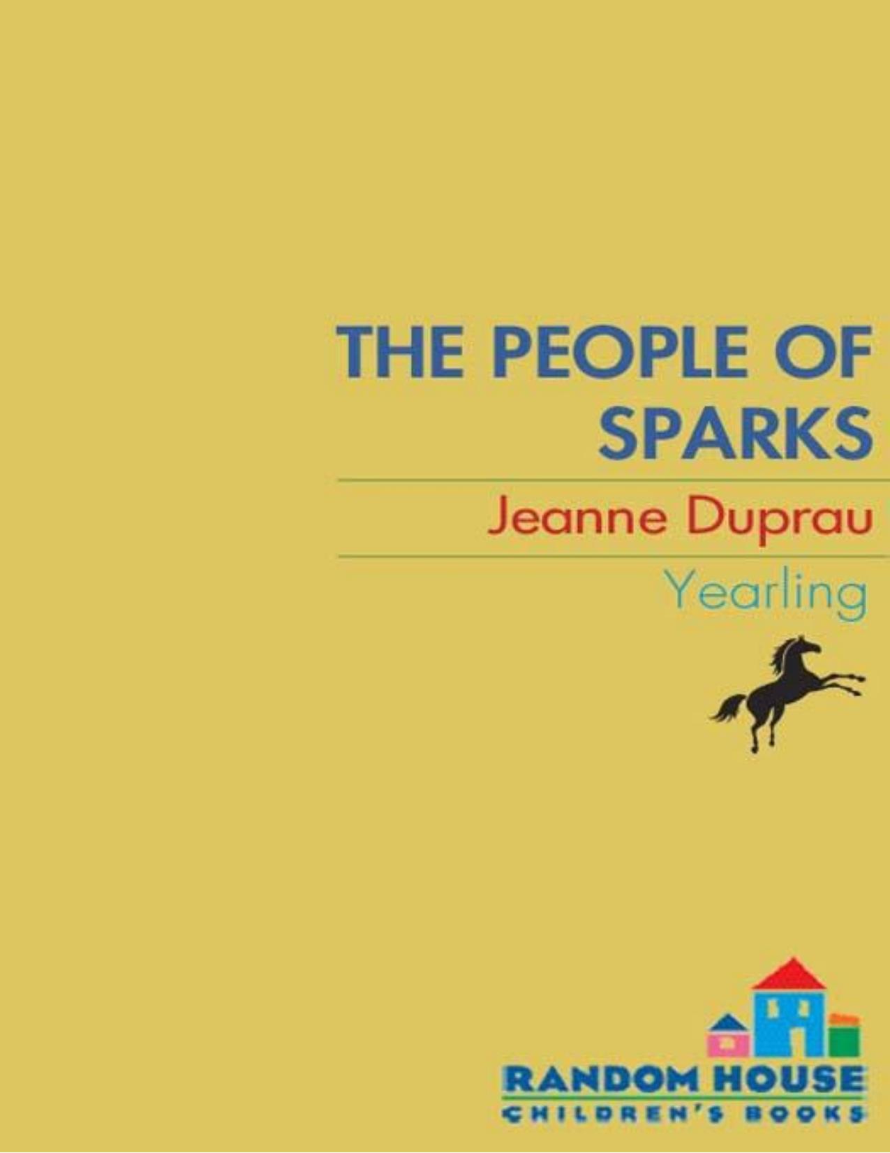 The People of Sparks by Jeanne Duprau