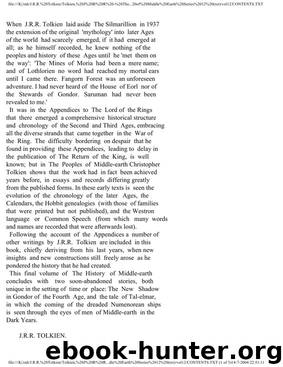 The Peoples of Middle-earth by J. R. R. Tolkien