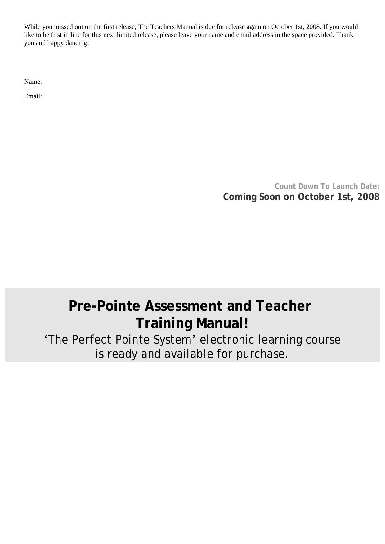 The Perfect Pointe System. by Best of Kuszter's Collection