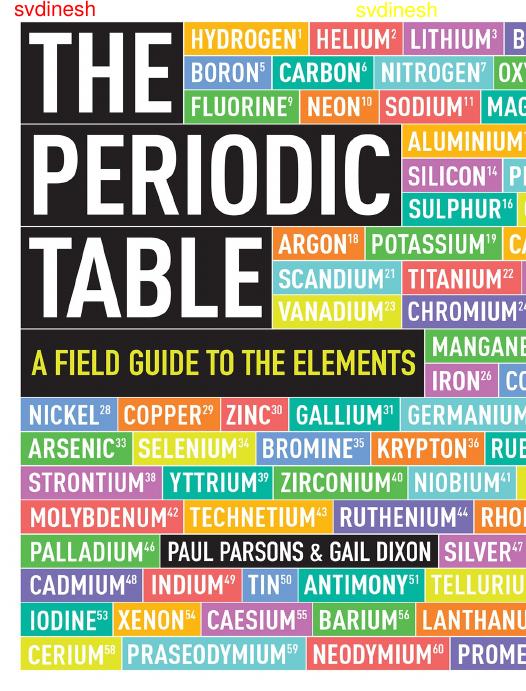 The Periodic Table by Paul Parsons && Gail Dixon