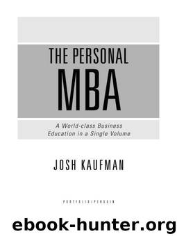 The Personal MBA by Kaufman Josh