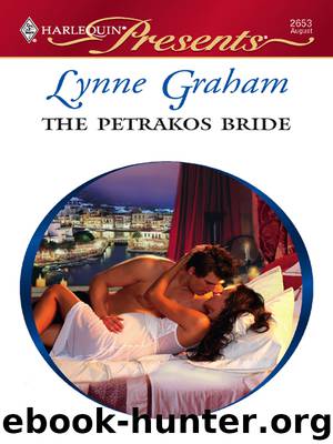 The Petrakos Bride by Lynne Graham