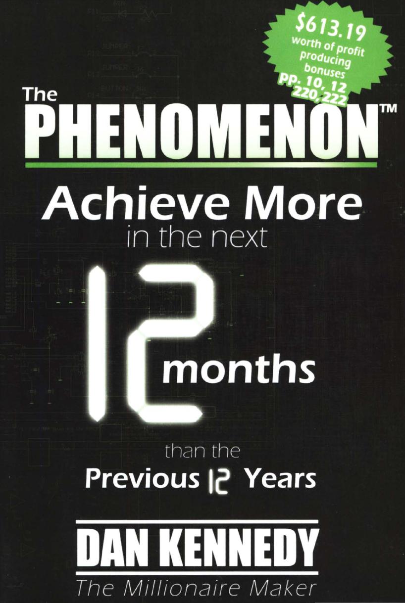 The Phenomenon by Dan Kennedy