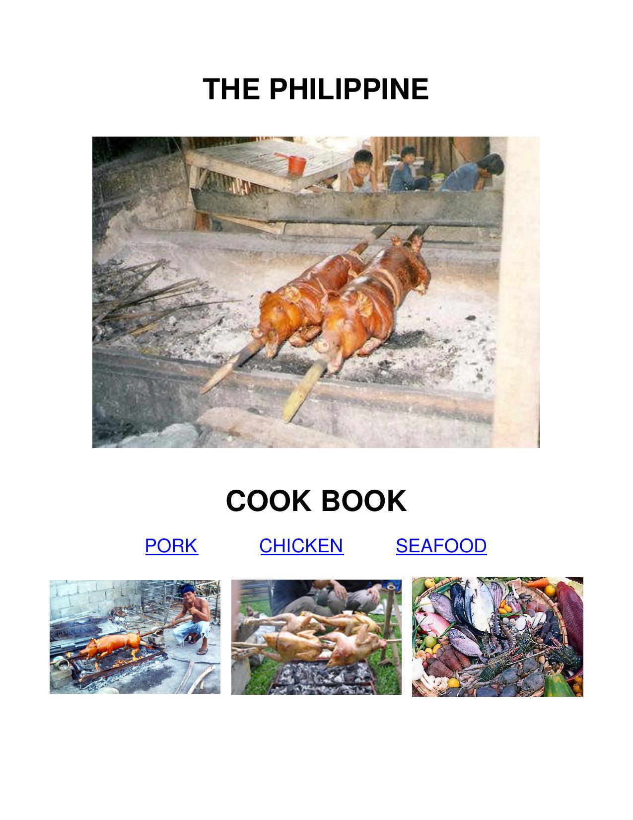 The Philippine Cookbook by Various - free ebooks download