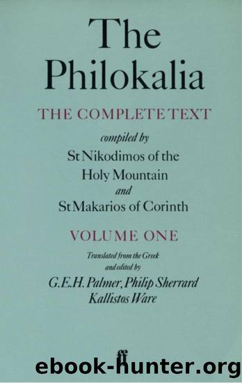 The Philokalia Vol 1 by G.E.H. Palmer;Kallistos Timothy Ware;Philip Sherrard; & 9780571266166