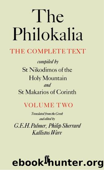 The Philokalia Vol 2 by G.E.H. Palmer;Kallistos Timothy Ware;Philip Sherrard; & 9780571268764