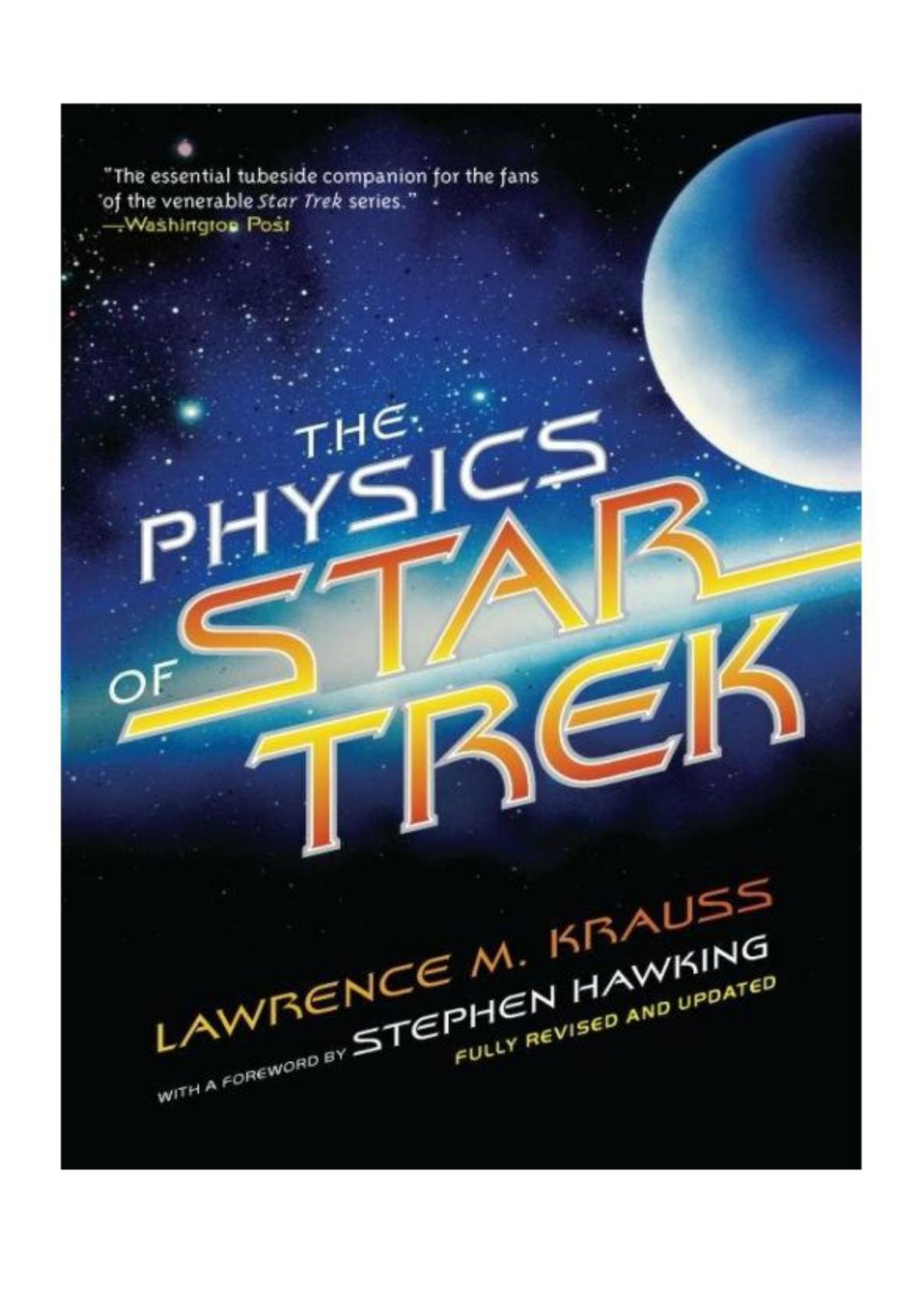 The Physics of Star Trek by Lawrence Krauss