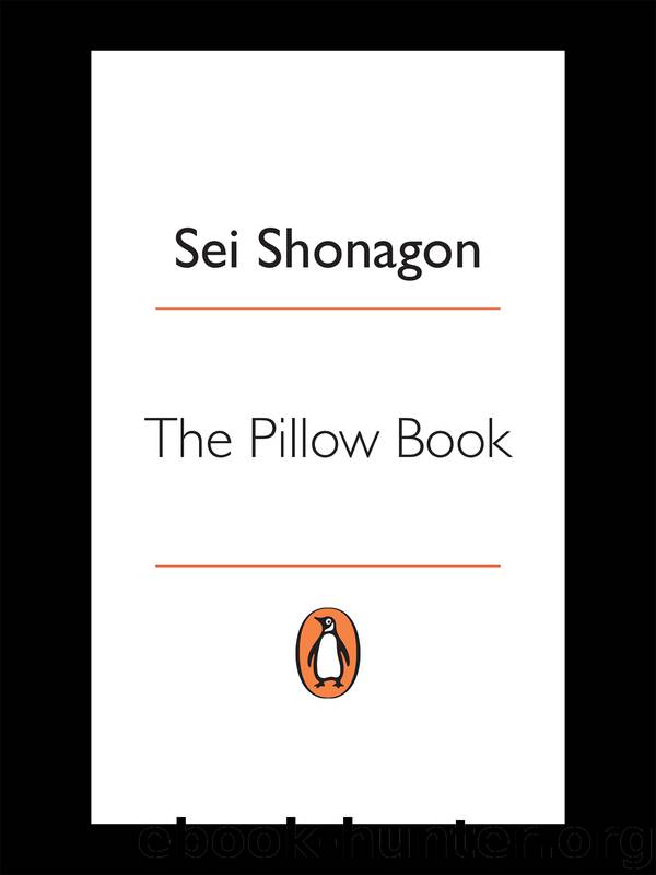 The Pillow Book by Sei Shonagon