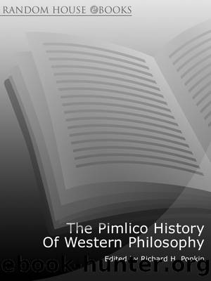 The Pimlico History of Western Philosophy by Richard H Popkin