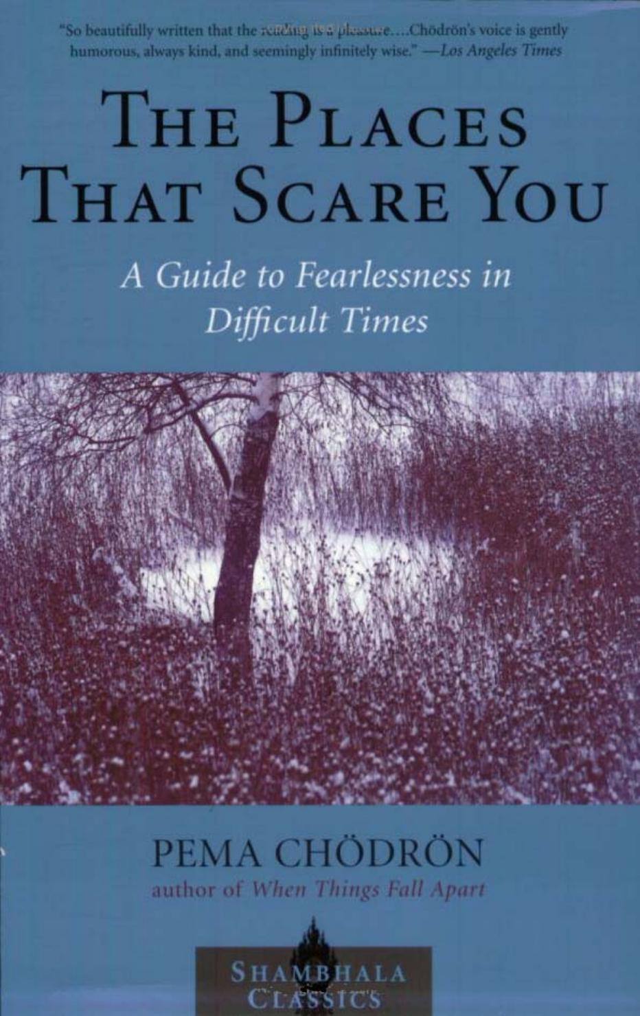 The Places That Scare You: A Guide to Fearlessness in Difficult Times by Pema Chodron