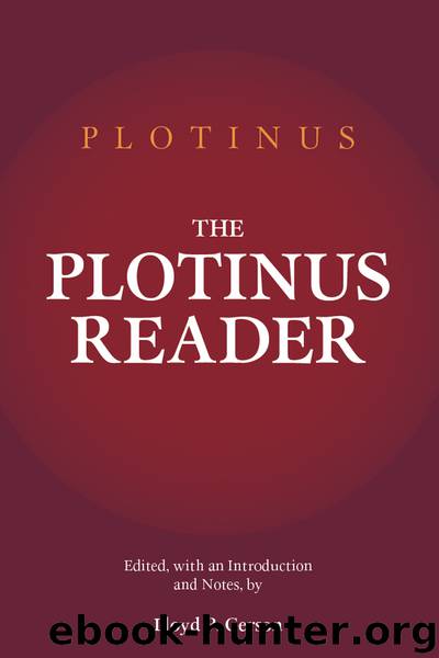 The Plotinus Reader by Plotinus; Gerson Lloyd P.;