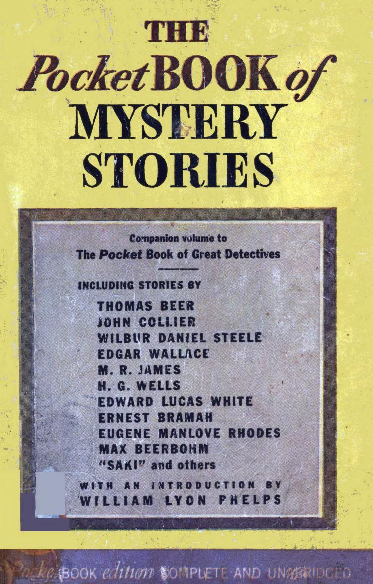 The Pocket Book of Mystery Stories [1941] by Lee Wright (Ed.)