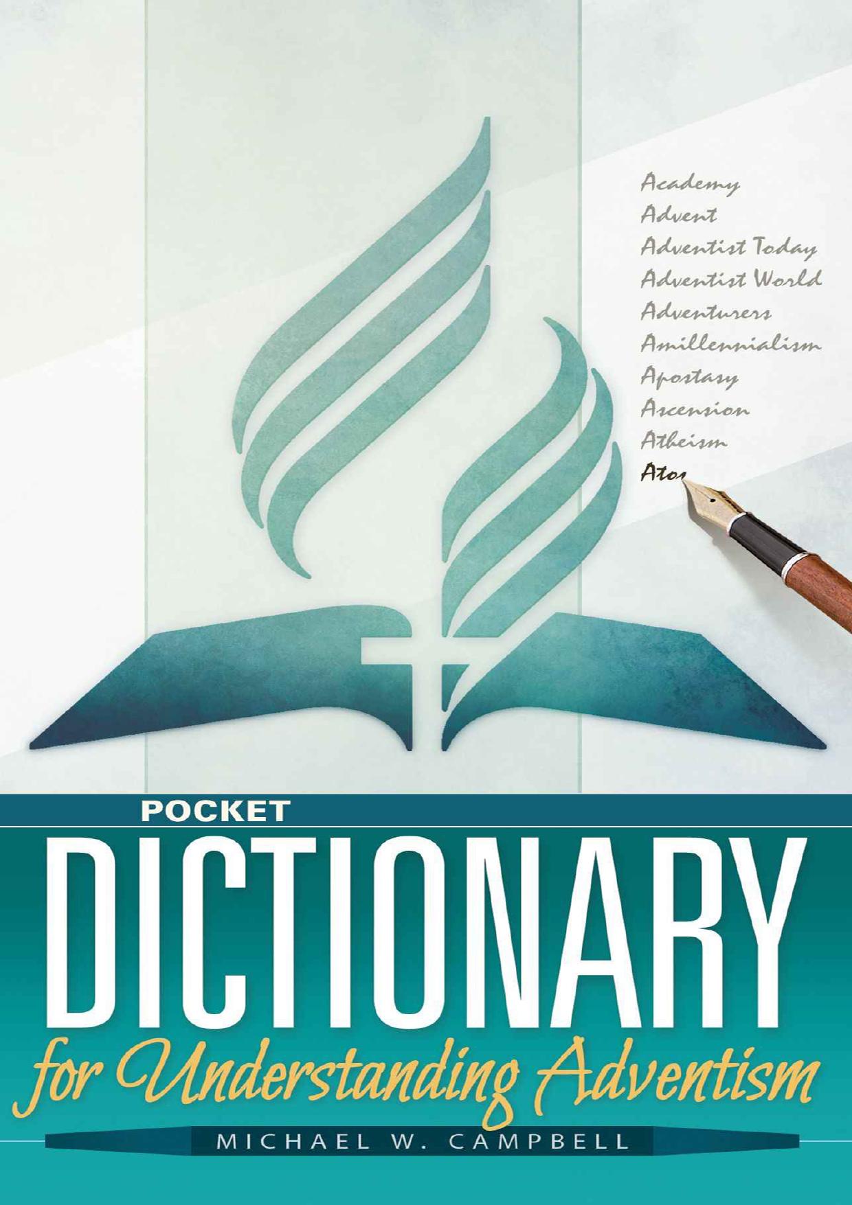 The Pocket Dictionary of Adventist Theology  Lifestyle by Michael W. Campbell