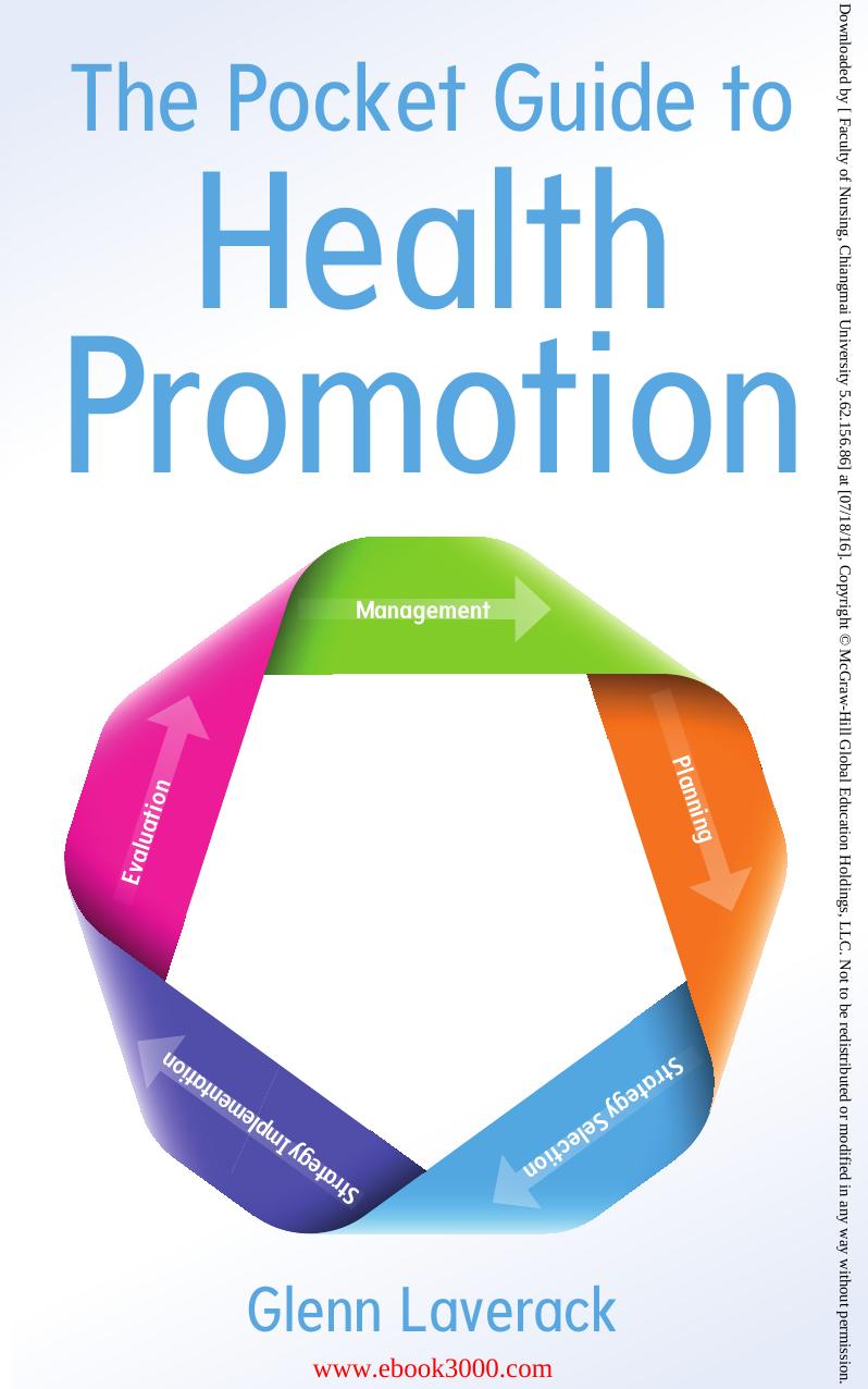 The Pocket Guide To Health Promotion by Unknow