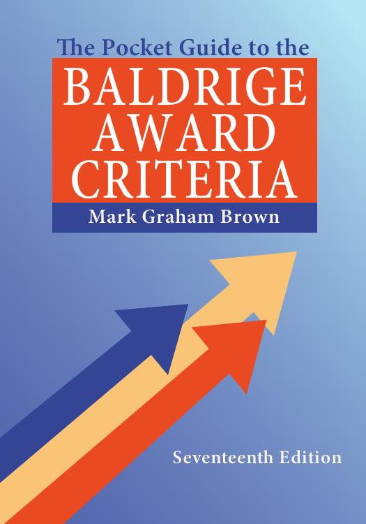 The Pocket Guide to the Baldrige Award Criteria (5-Pack), 17th Edition by Brown Mark Graham