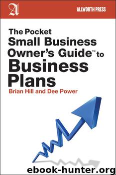 The Pocket Small Business Owner's Guide to Business Plans by Brian Hill Dee Power