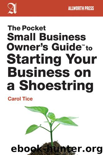 The Pocket Small Business Owner's Guide to Starting Your Business on a Shoestring by Carol Tice