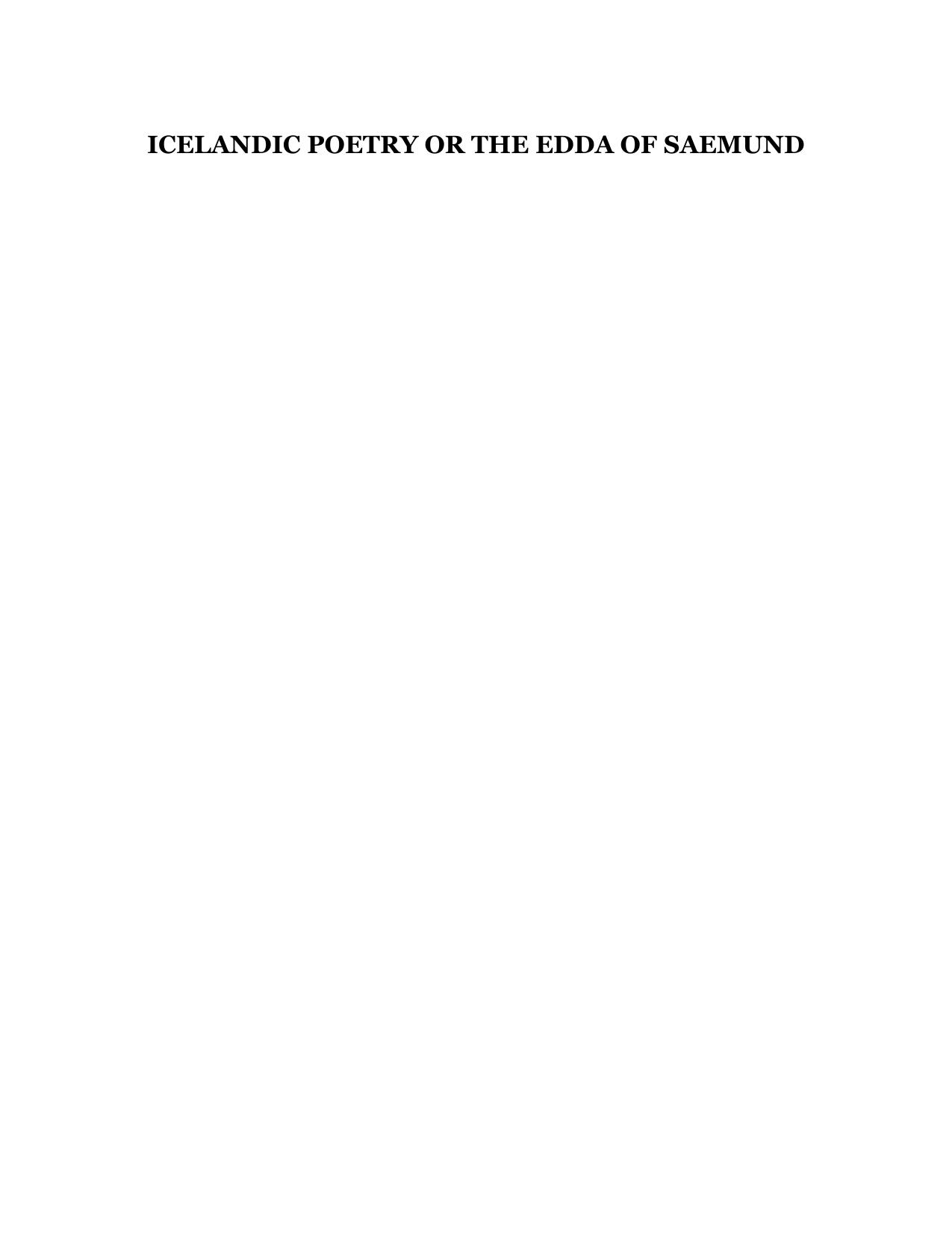 The Poetic Edda - A. S. Cottle Translation by A. S. Cottle - (PDF prepared by Alfta Svanni Lothursdottir)