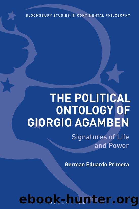 The Political Ontology of Giorgio Agamben by Primera German Eduardo;