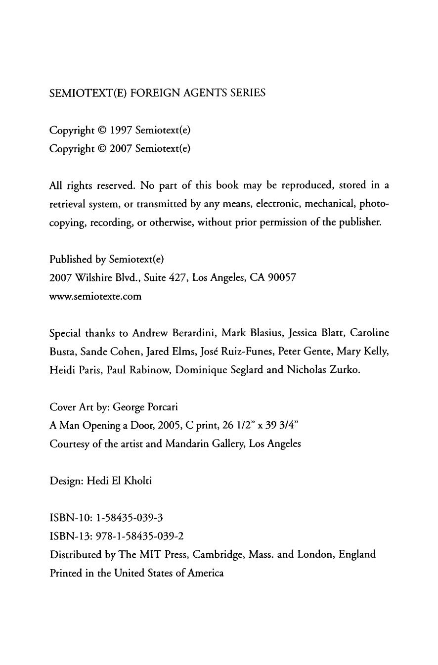 The Politics of Truth (Semiotext(e) Foreign Agents) by Michel Foucault