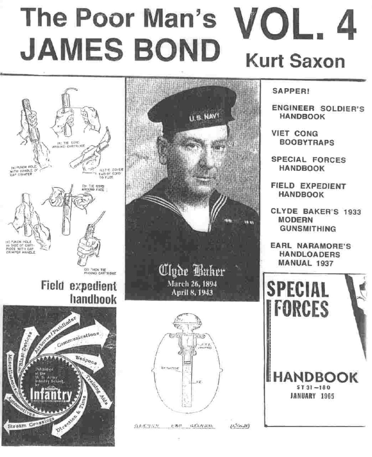 The Poor Man's James Bond Volume 4 by Kurt Saxon