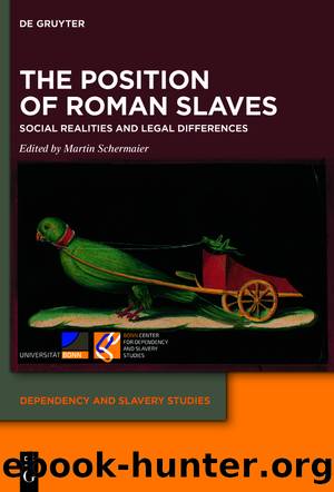 The Position of Roman Slaves by Martin Schermaier