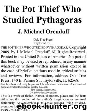 The Pot Thief Who Studied Pythagoras by J. Michael Orenduff
