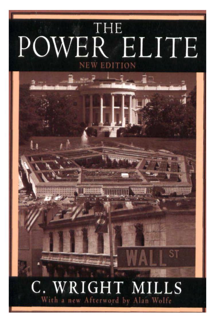 The Power Elite by Mills C Wright