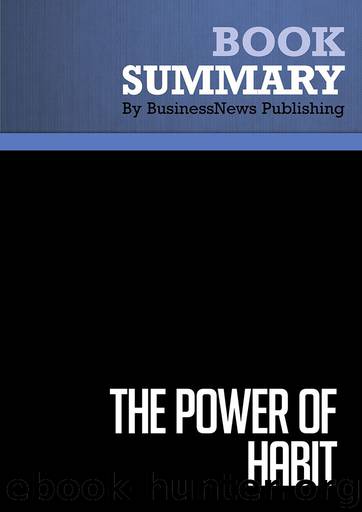 The Power Of Habit by BusinessNews Publishing