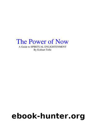 The Power Of Now by Unknown