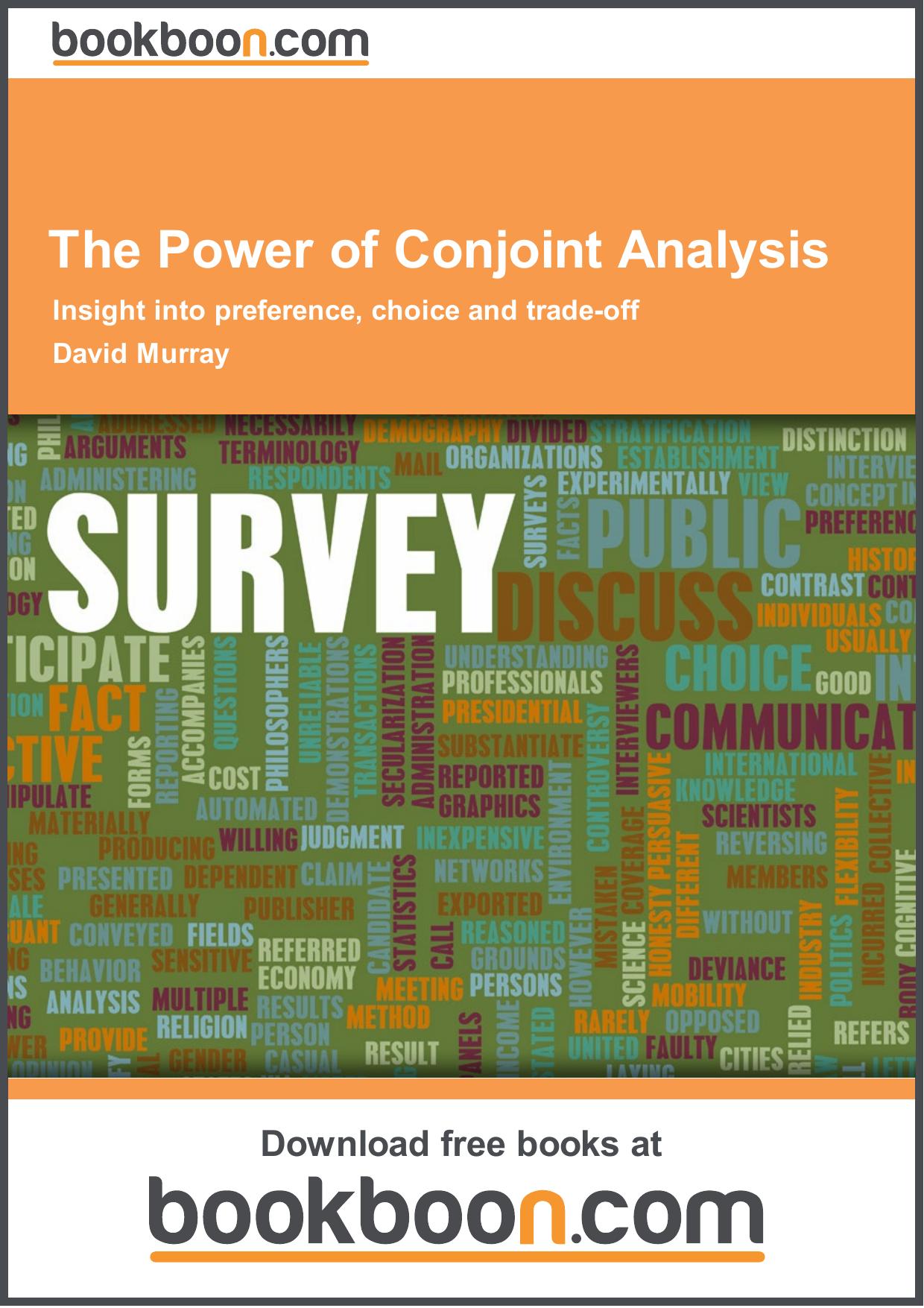 The Power of Conjoint Analysis by Unknown