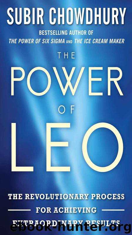 The Power of LEO: The Revolutionary Process for Achieving Extraordinary Results by Chowdhury Subir