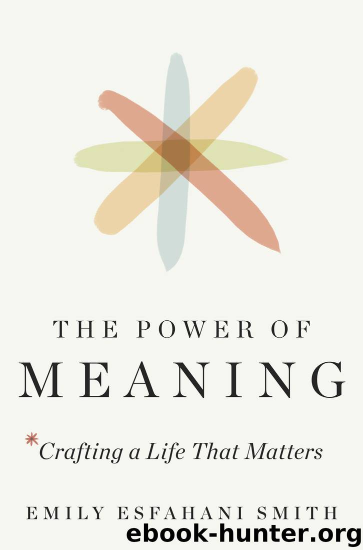 The Power of Meaning by Emily Esfahani Smith