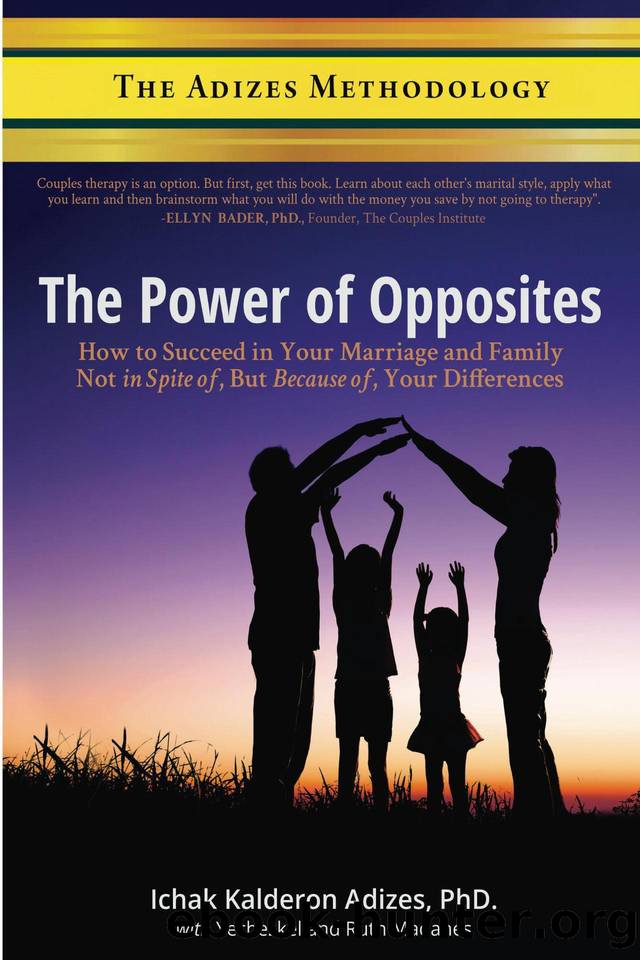 The Power of Opposites: How to Succeed in Your Marriage and Family Nor insPite of, But Because of, Your Differences by Madanes Yechezkel & Madanes Ruth & Kalderon Adizes PhD Ichak