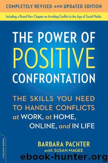 The Power of Positive Confrontation by Barbara Pachter