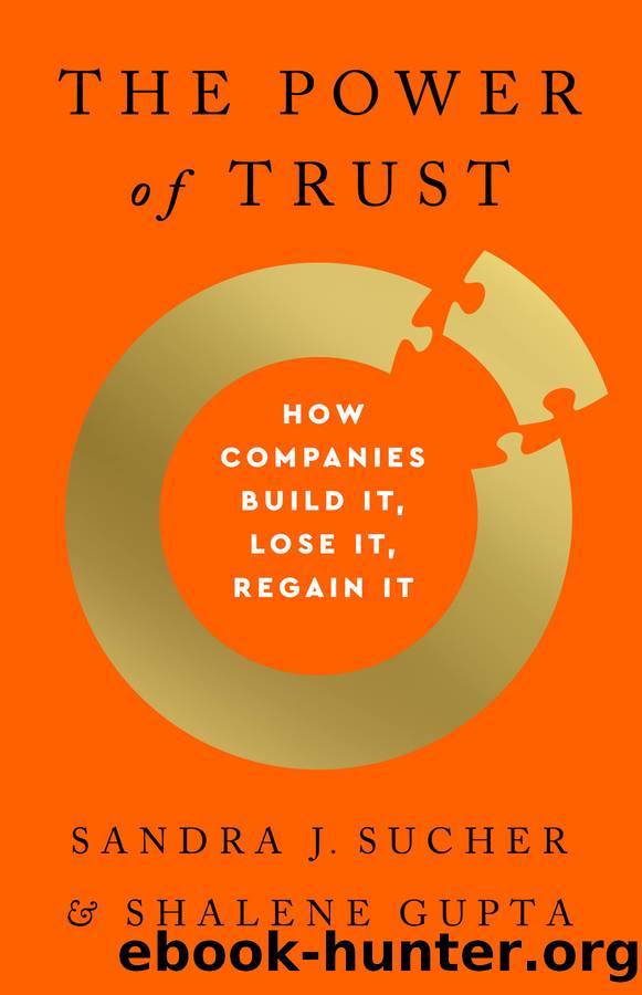 The Power of Trust by Sandra J. Sucher & Shalene Gupta