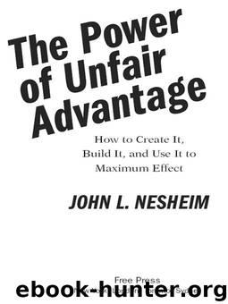 The Power of Unfair Advantage by John L. Nesheim
