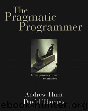 The Pragmatic Programmer by Andrew Hunt David Thomas & David Thomas