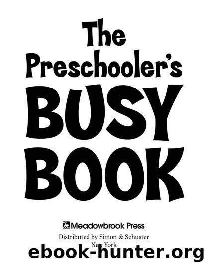 The Preschooler’s Busy Book by Trish Kuffner