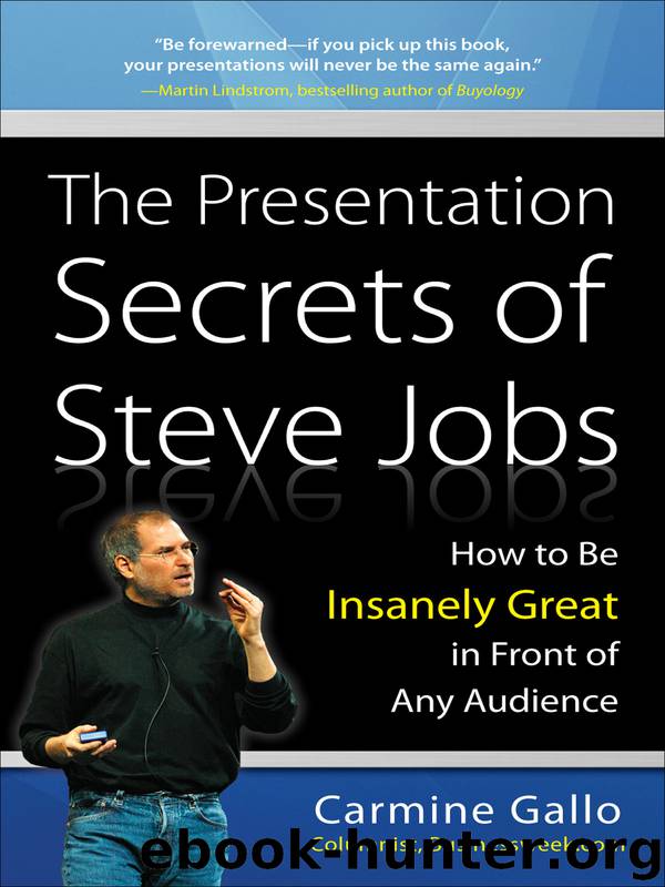 The Presentation Secrets of Steve Jobs by Gallo Carmine