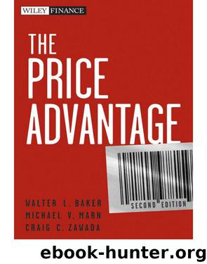 The Price Advantage by Baker Walter L. & Marn Michael V. & Zawada Craig C