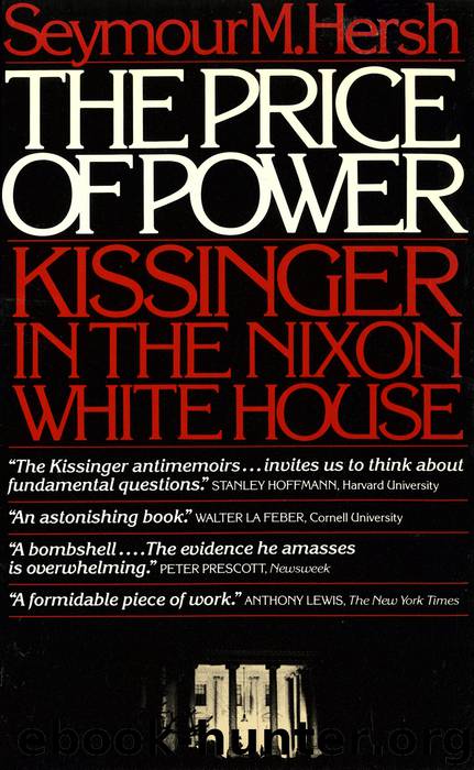 The Price of Power by Seymour Hersh