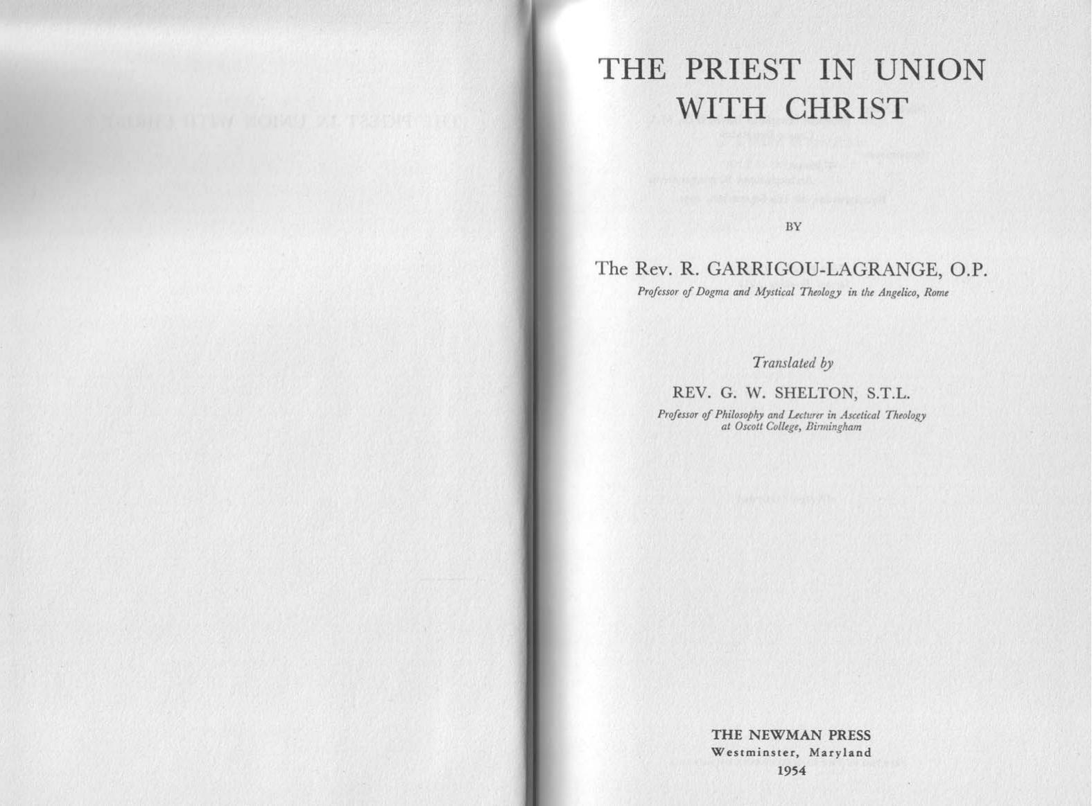 The Priest in Union with Christ.PDF by Garrigou-Lagrange Reginald O.P