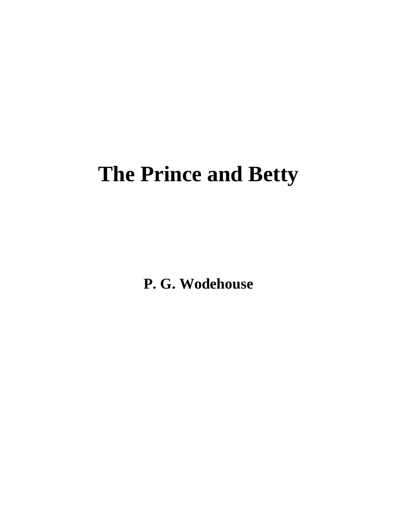 The Prince and Betty by Quang Anh